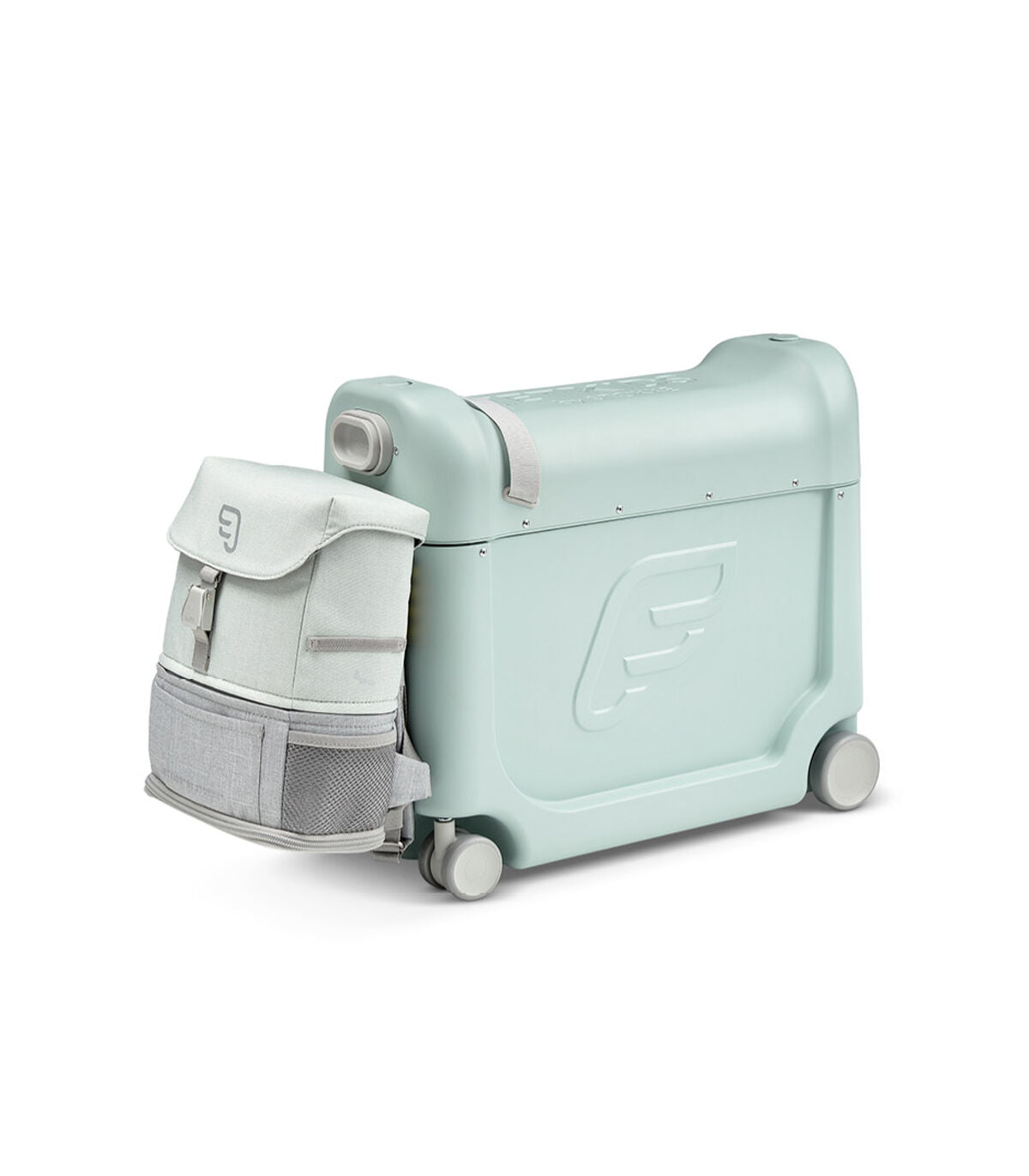 JetKids by Stokke® - Travel bundle: BedBox + Crew BackPack Green/Green