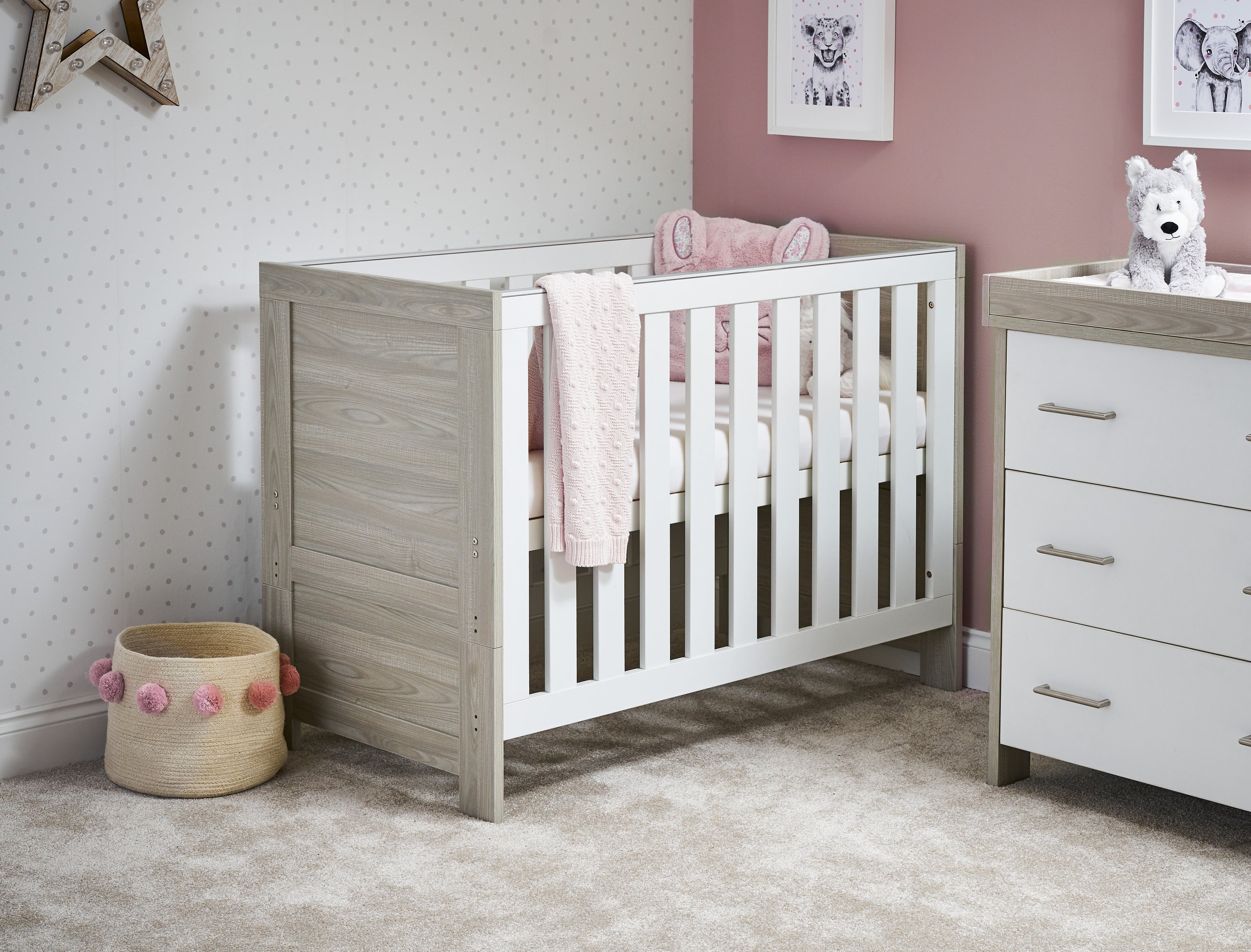 Obaby Nika Mini Cot Bed