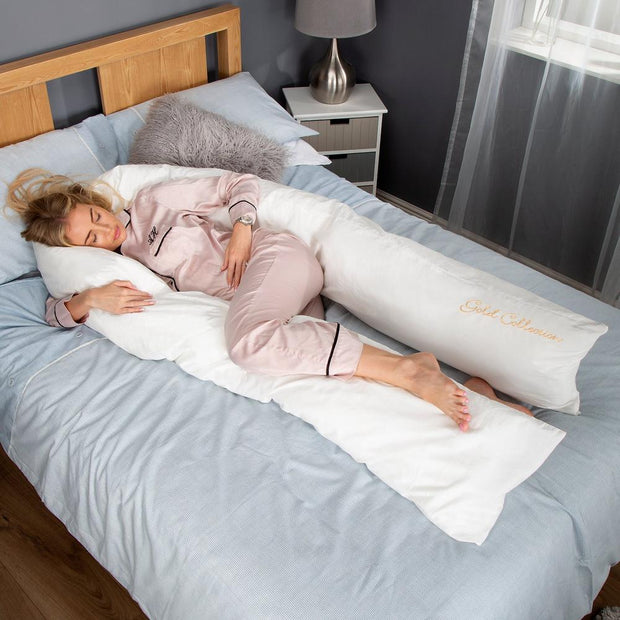 Mother & Baby Organic Cotton 12ft Deluxe Body and Baby Support Pillow-Nursing Pillow-Parent Studio