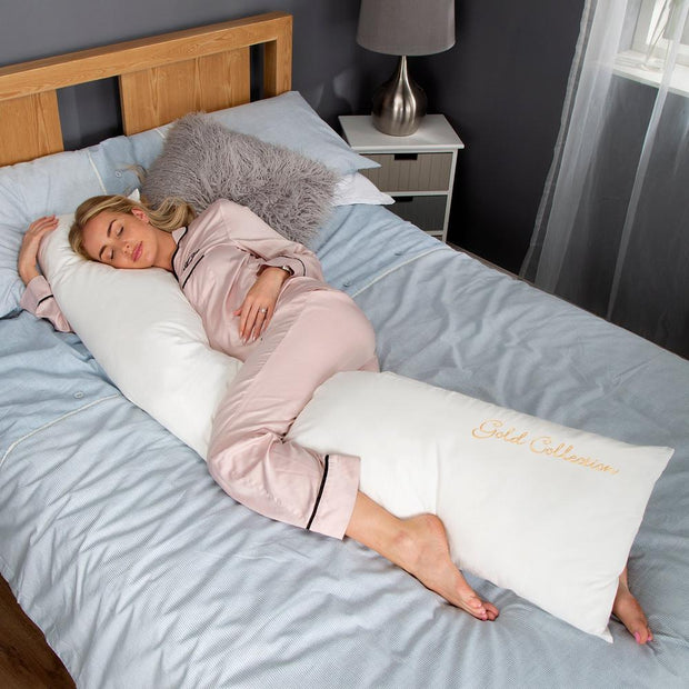 Mother & Baby Organic Cotton 6ft Deluxe Body and Baby Support Pillow-Nursing Pillow-Parent Studio