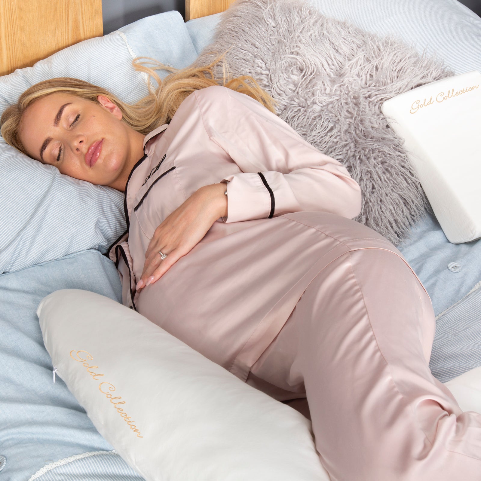 Mother & Baby Organic Cotton Support Pillow and Wedge Set-Nursing Pillow-Parent Studio