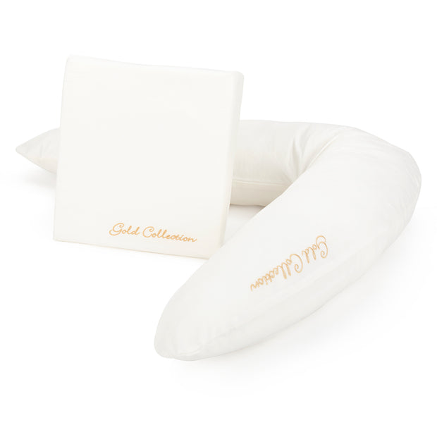 Mother & Baby Organic Cotton Support Pillow and Wedge Set-Nursing Pillow-Parent Studio