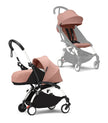 Stokke® YOYO³ stroller with newborn to toddler White/Ginger