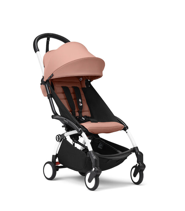 Stokke® YOYO³ stroller from 6 months White/Ginger