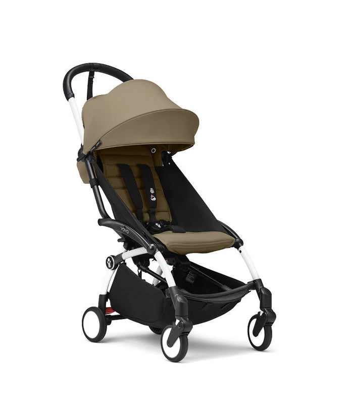 Stokke® YOYO³ stroller from 6 months White/Toffee