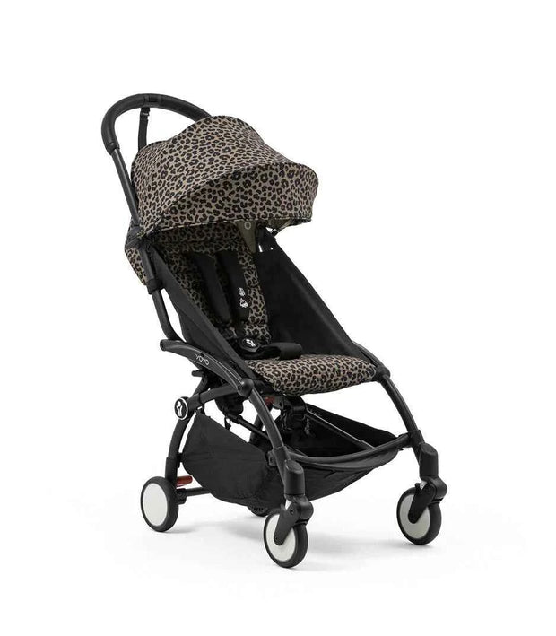 Stokke® YOYO³ stroller from 6 months Black/Leopard