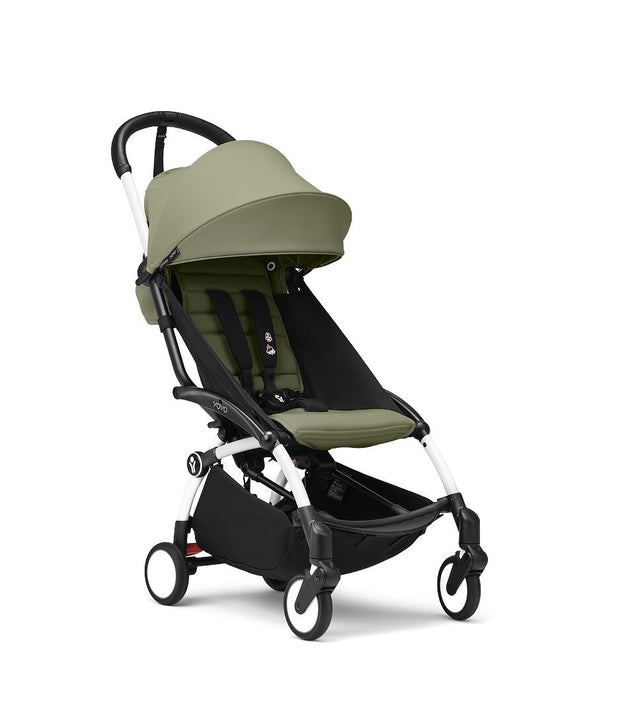 Stokke® YOYO³ stroller from 6 months White/Olive