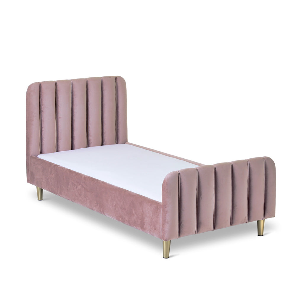 Gatsby Toddler Bed Velvet Pink