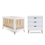 Maya 2 Piece Room Set White with Natural