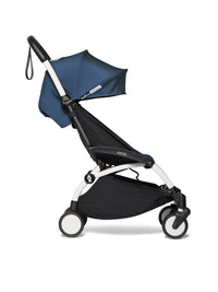 Thumbnail for BABYZEN YOYO² 6+ Stroller (White Frame)- Air France Blue with FREE BACKPACK!