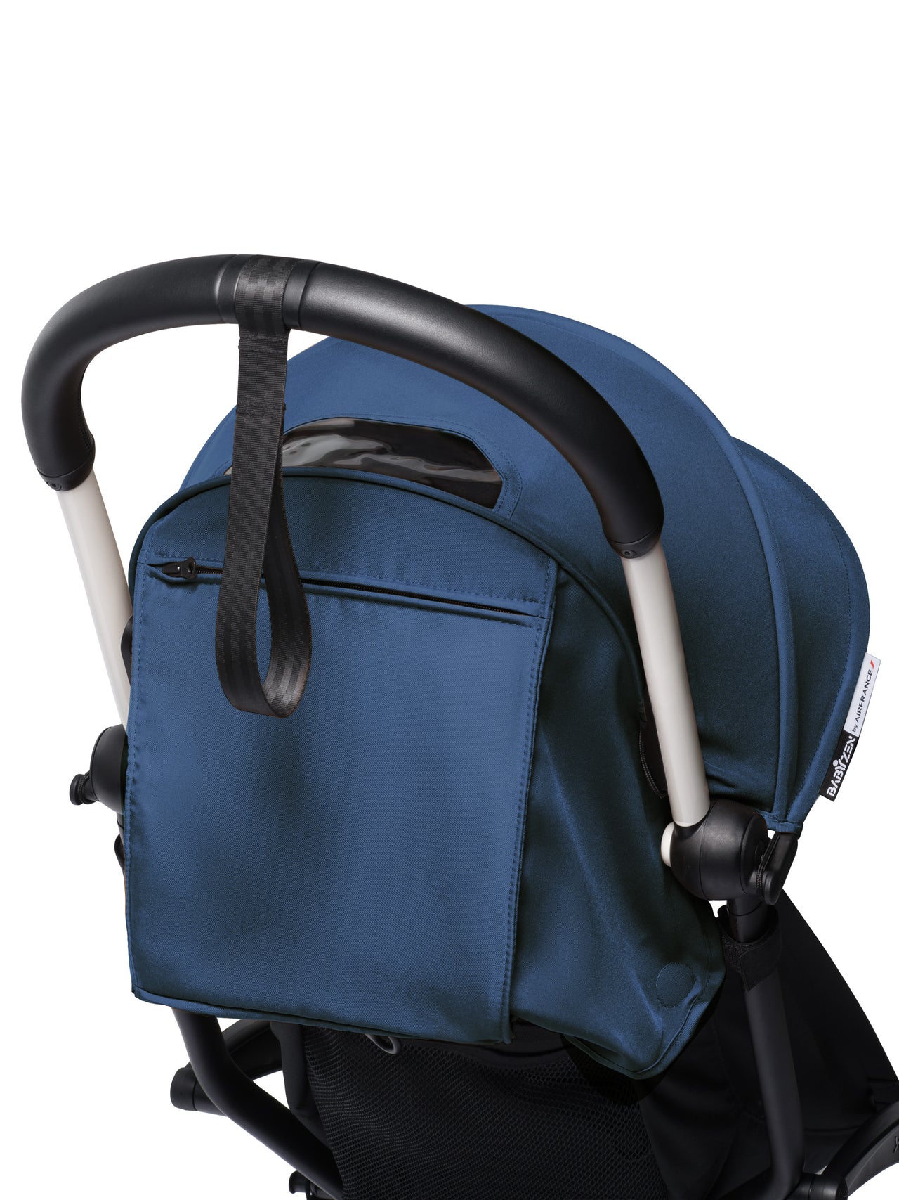 BABYZEN YOYO² 6+ Stroller (White Frame)- Air France Blue with FREE BACKPACK!