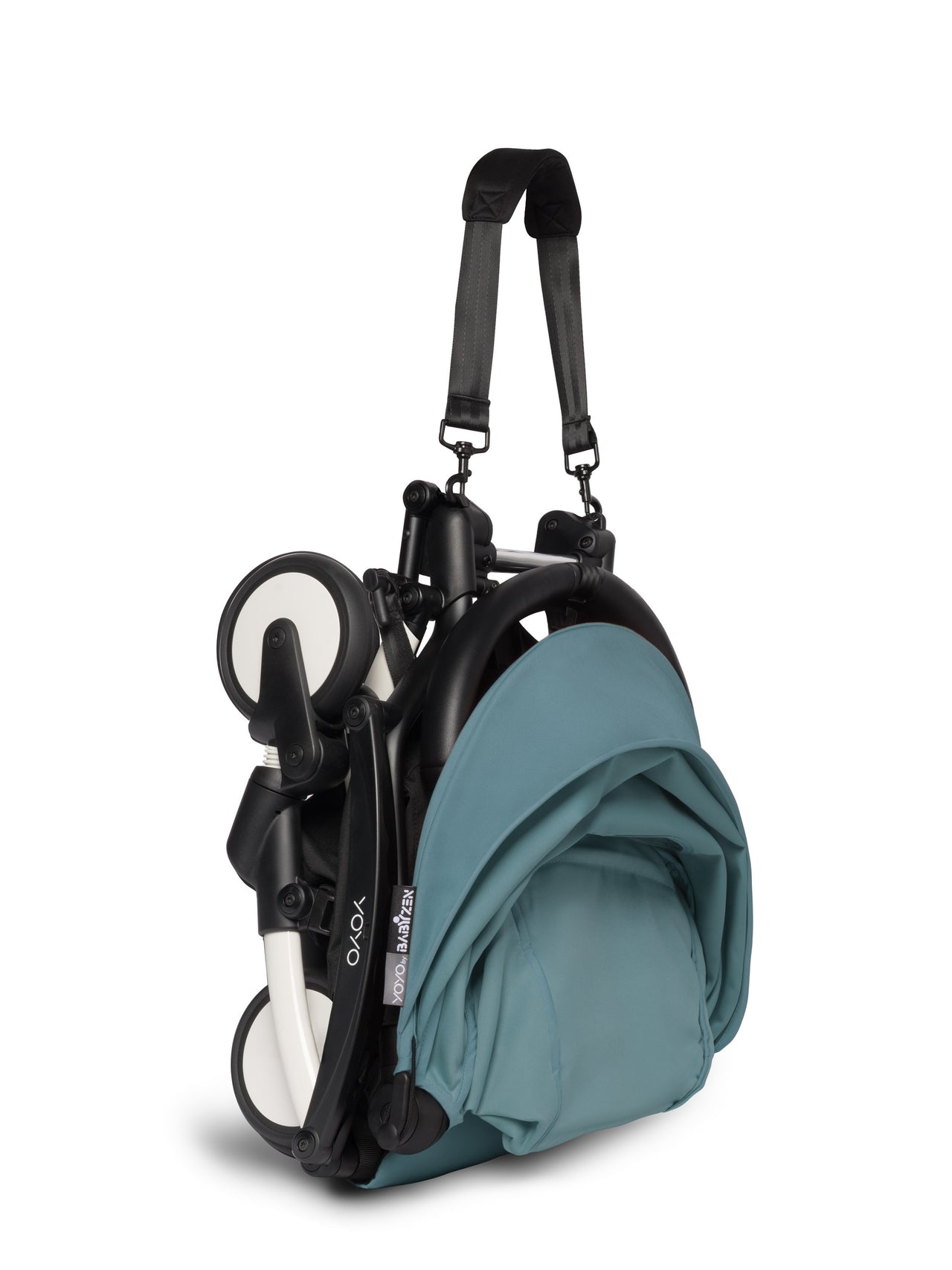 BABYZEN YOYO² 6+ Stroller (White Frame)- Aqua with FREE BACKPACK!