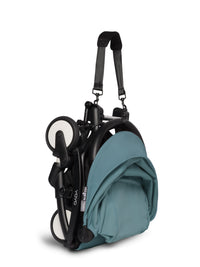 Thumbnail for BABYZEN YOYO² (Black Frame) Complete with Bassinet  - Aqua with FREE BACKPACK