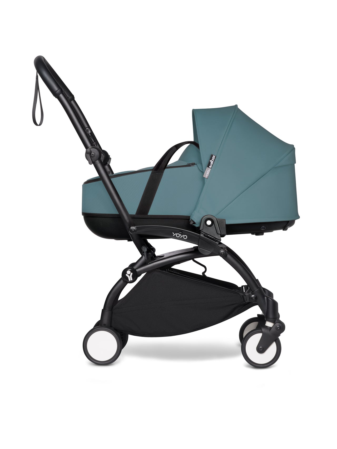 BABYZEN YOYO² (Black Frame) Complete with Bassinet  - Aqua with FREE BACKPACK