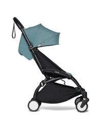 Thumbnail for BABYZEN YOYO² (Black Frame) Complete with Bassinet  - Aqua with FREE BACKPACK