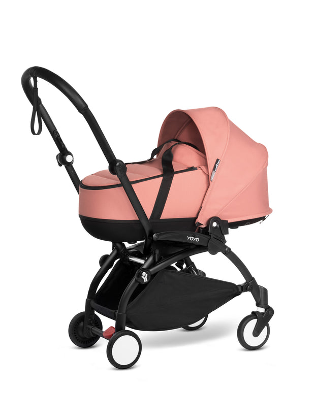 BABYZEN YOYO² (Black Frame) Complete with Bassinet - Ginger