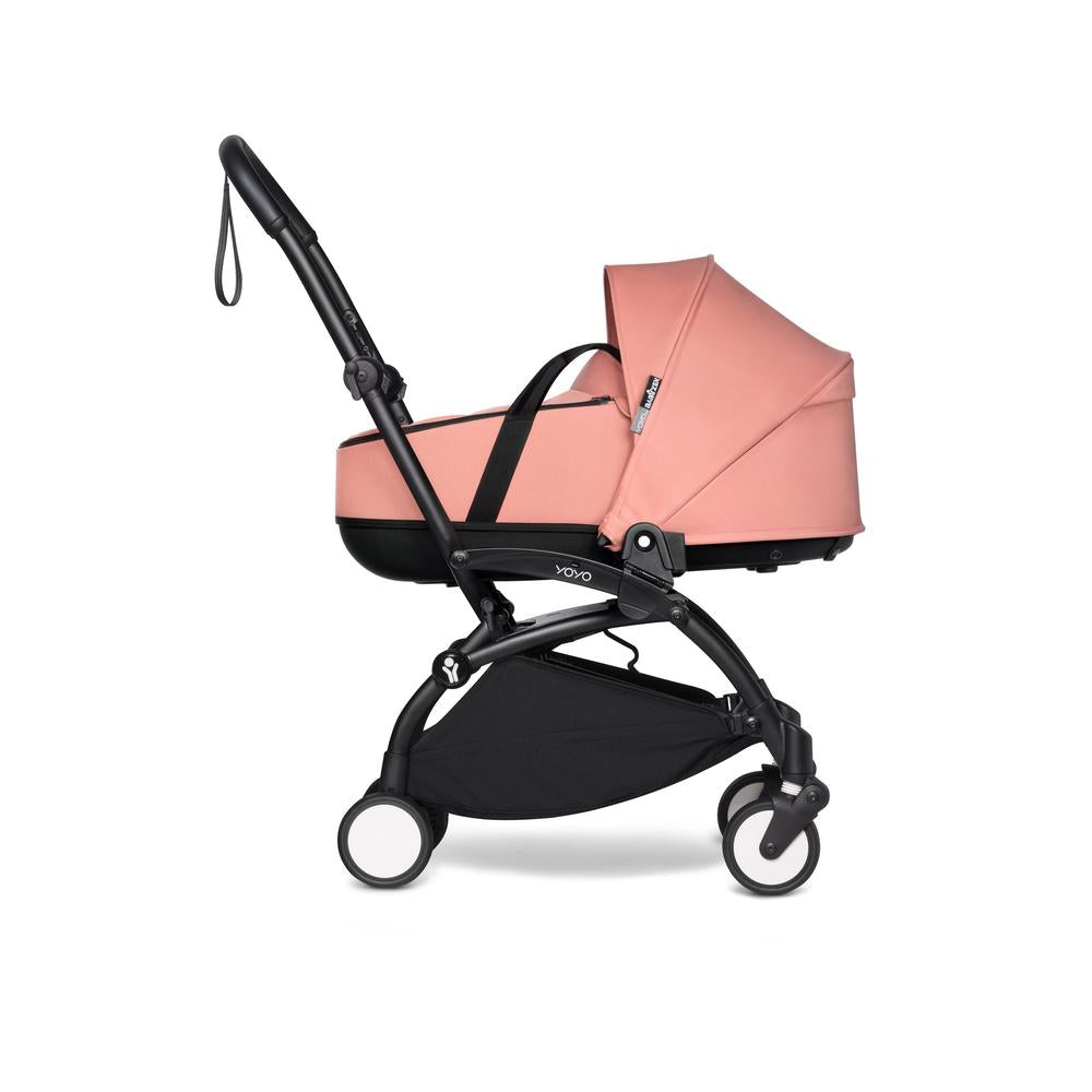 BABYZEN YOYO² (Black Frame) Complete with Bassinet - Ginger
