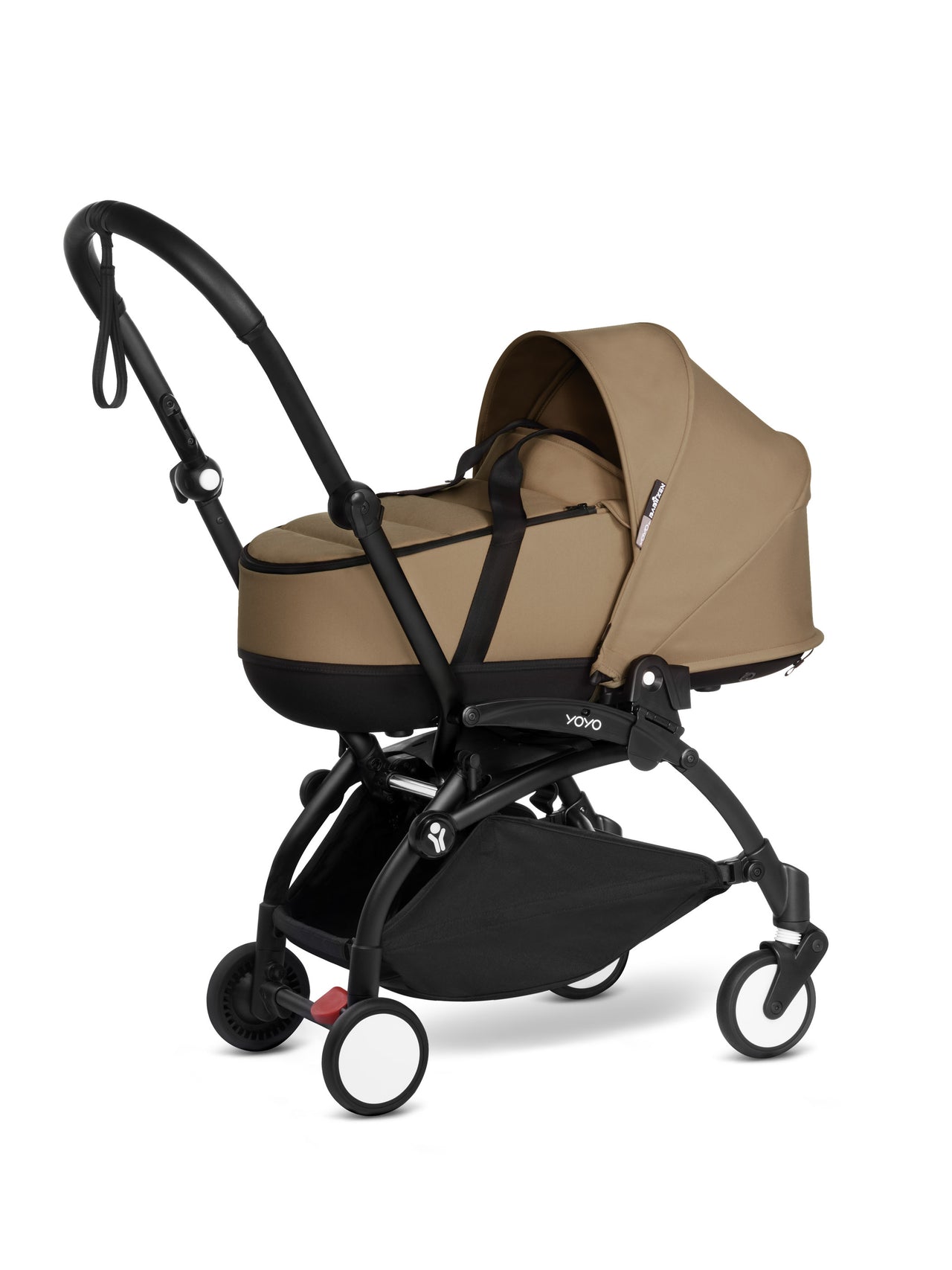 BABYZEN YOYO² (Black Frame) Complete with Bassinet  - Toffee with FREE BACKPACK