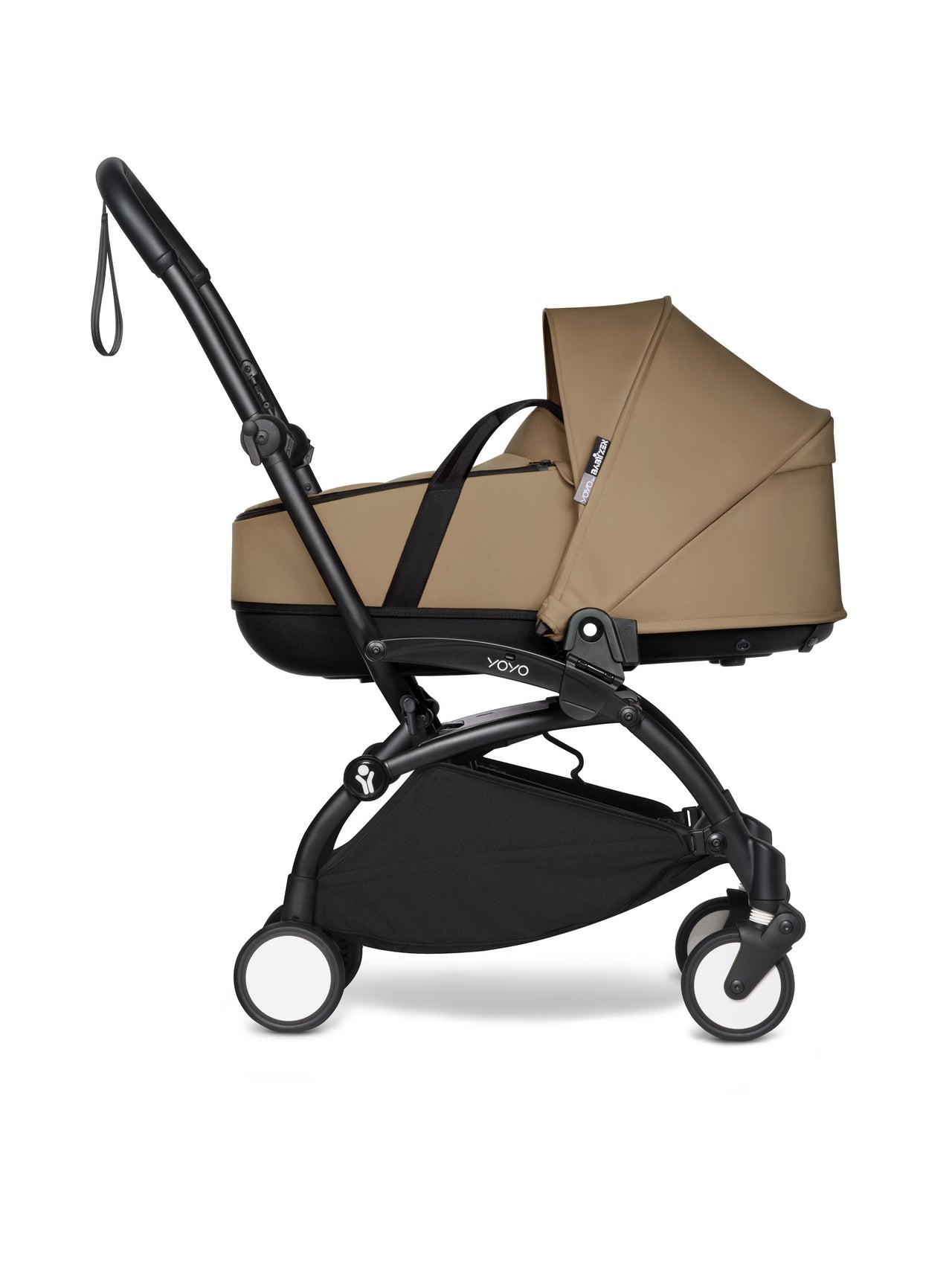 BABYZEN YOYO² (Black Frame) Complete with Bassinet  - Toffee with FREE BACKPACK
