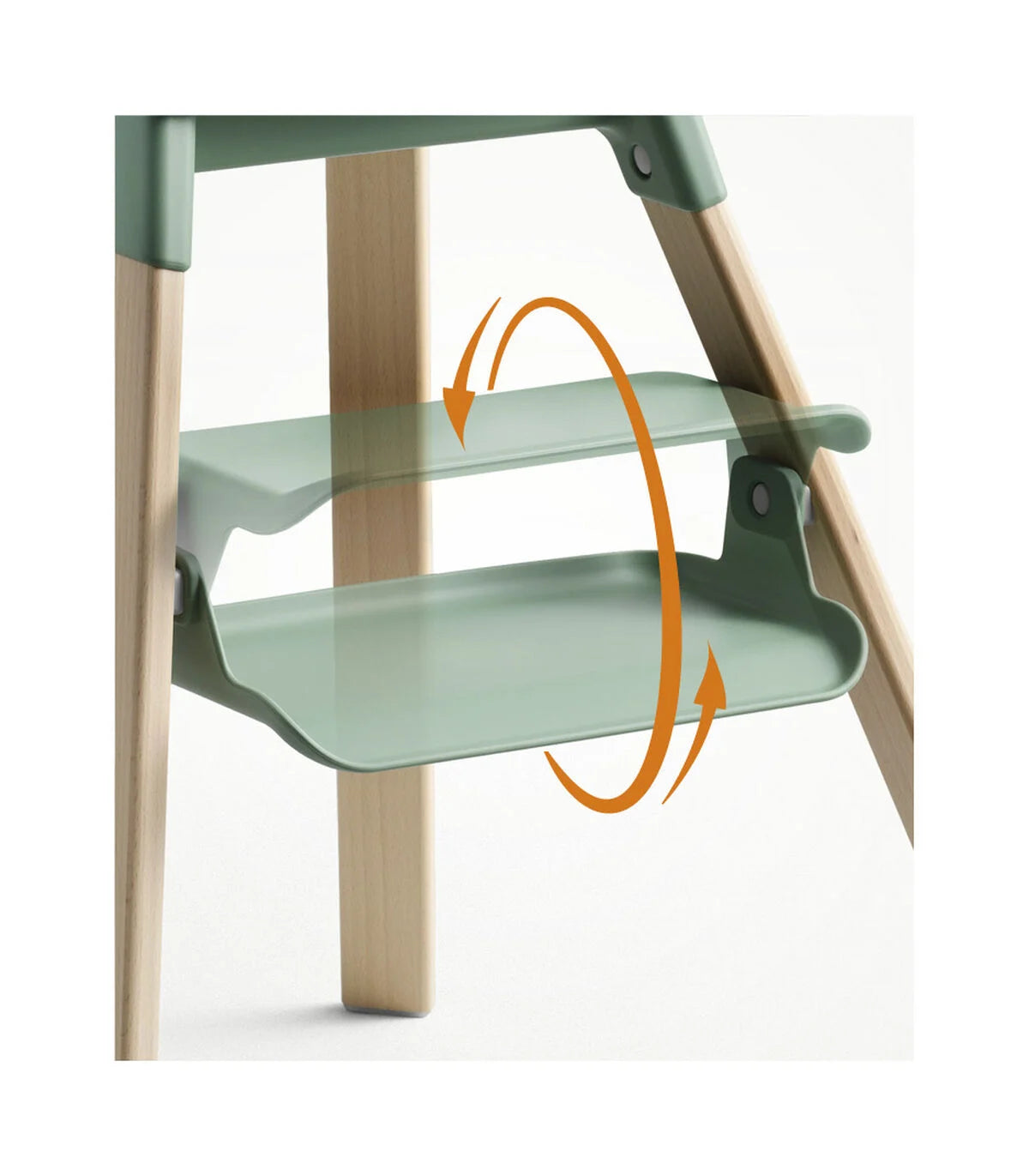 Stokke Clikk High Chair Clover Green Parent Studio
