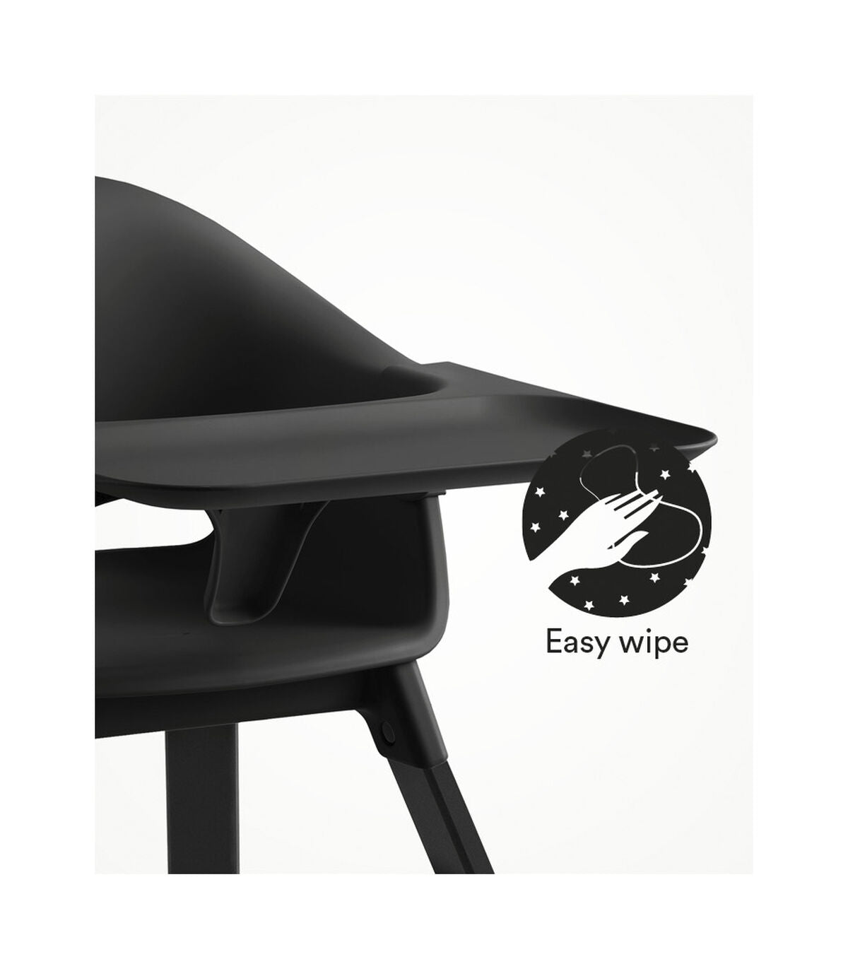 Stokke Clikk High Chair Midnight Black
