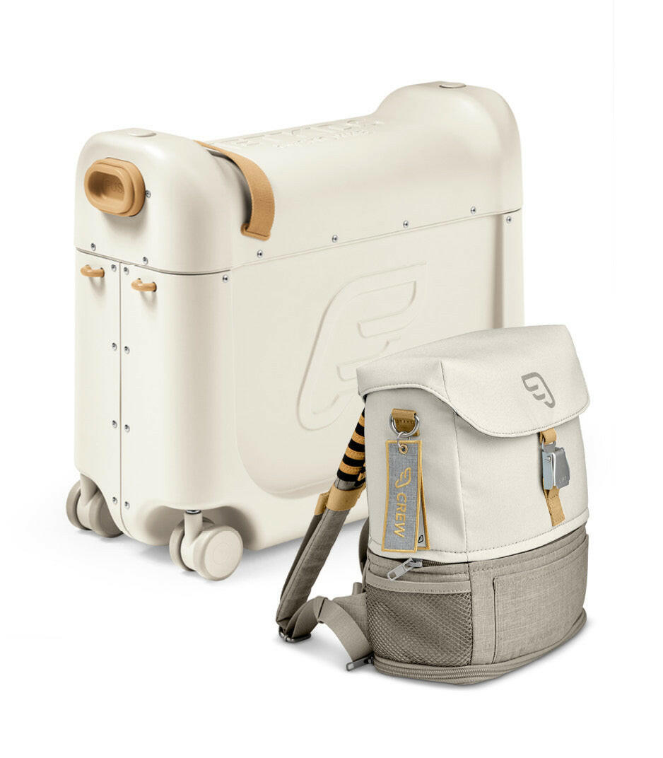 JetKids by Stokke Travel bundle BedBox Crew BackPack White