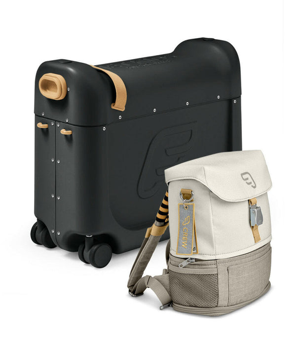 JetKids by Stokke® - Travel bundle: BedBox + Crew BackPack Black/White