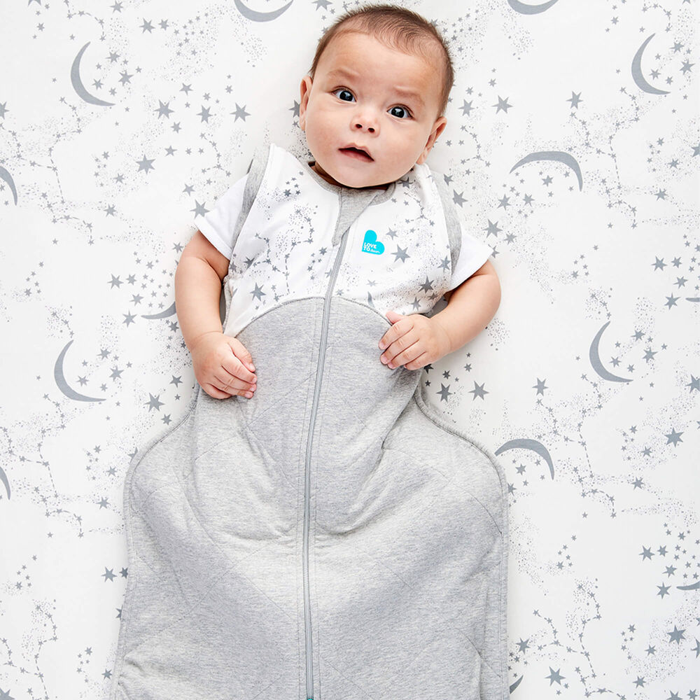 Love To Swaddle UP Warm T-Bag 2.5 TOG / Large / Moon Stars White