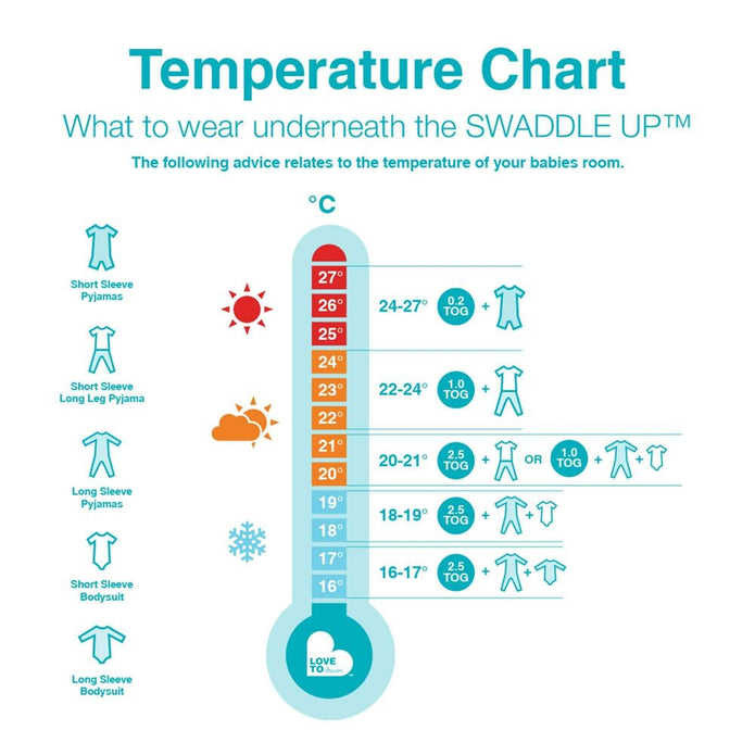 Love To Swaddle UP Cotton Extra Warm TOG Moonlight White