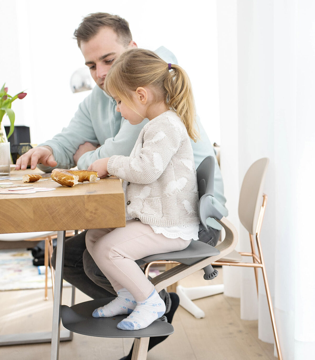Stokke Nomi Chair Natural Grey Parent Studio