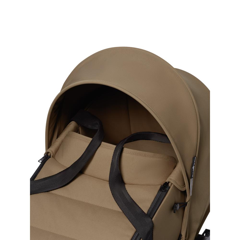 Stokke® YOYO³ Stroller - Compact Stroller Newborn Shell to Toddler Black/Toffee