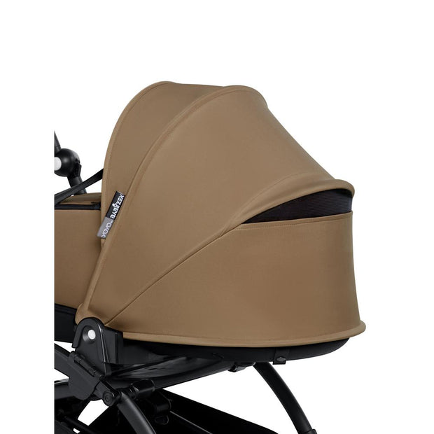 Stokke® YOYO³ Stroller - Compact Stroller Newborn Shell to Toddler Black/Toffee