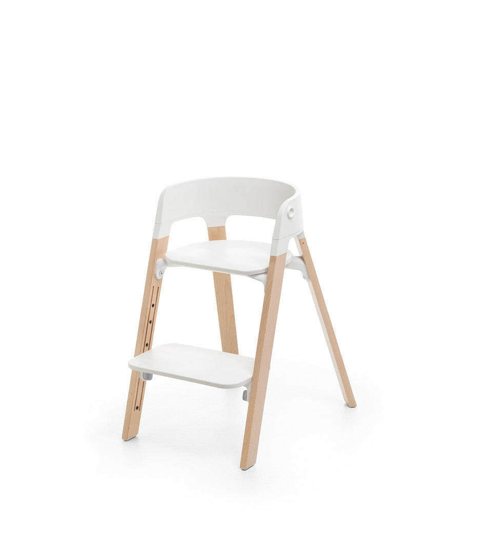 Stokke steps top oak white