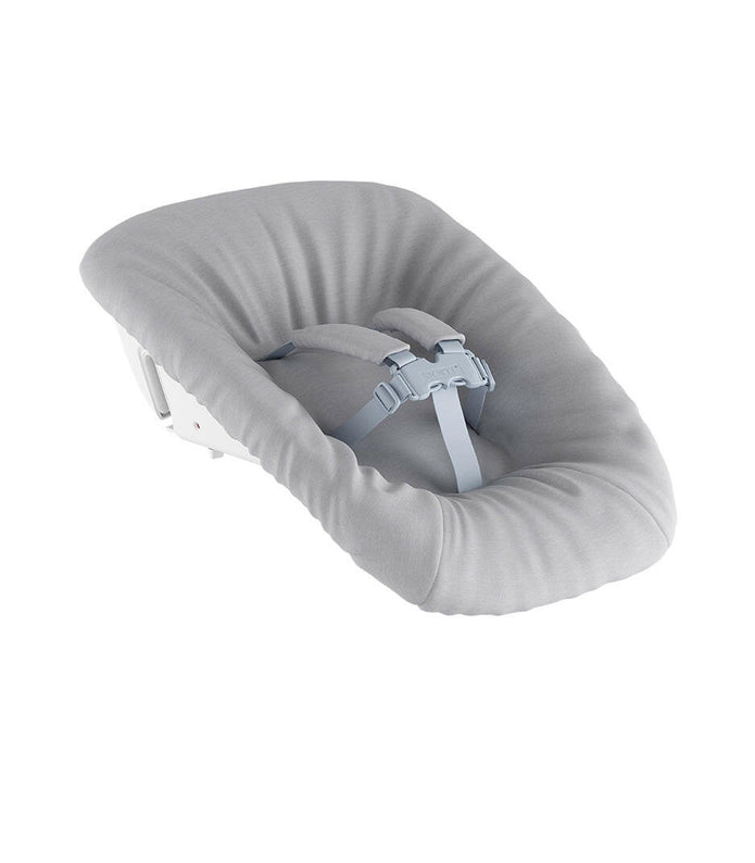 Tripp Trapp® Newborn Set Grey with Toy Hanger.