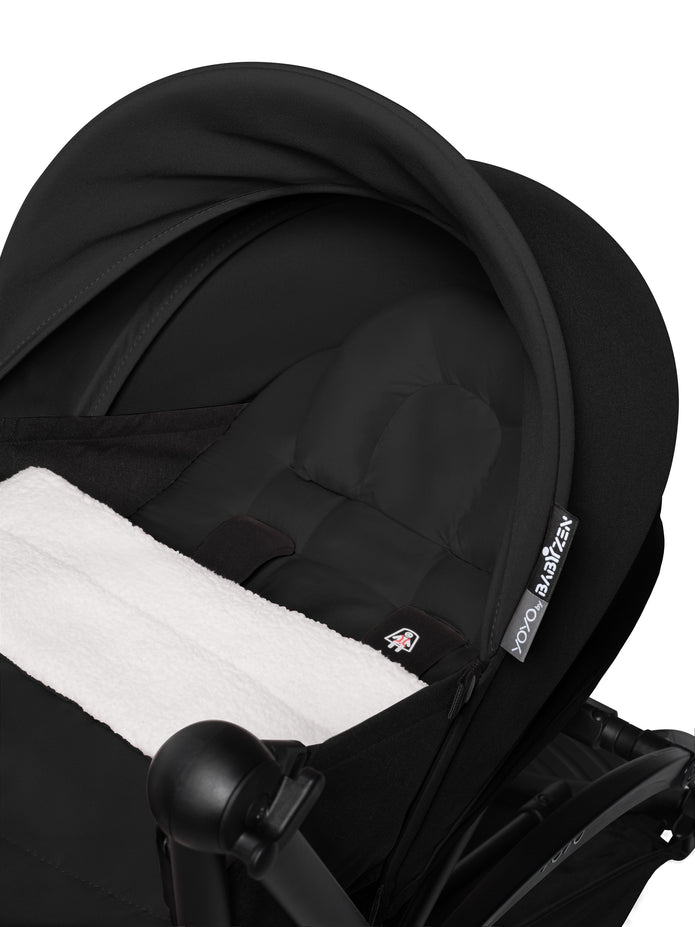 BABYZEN YOYO² (White Frame) Complete with Newborn pack - Black