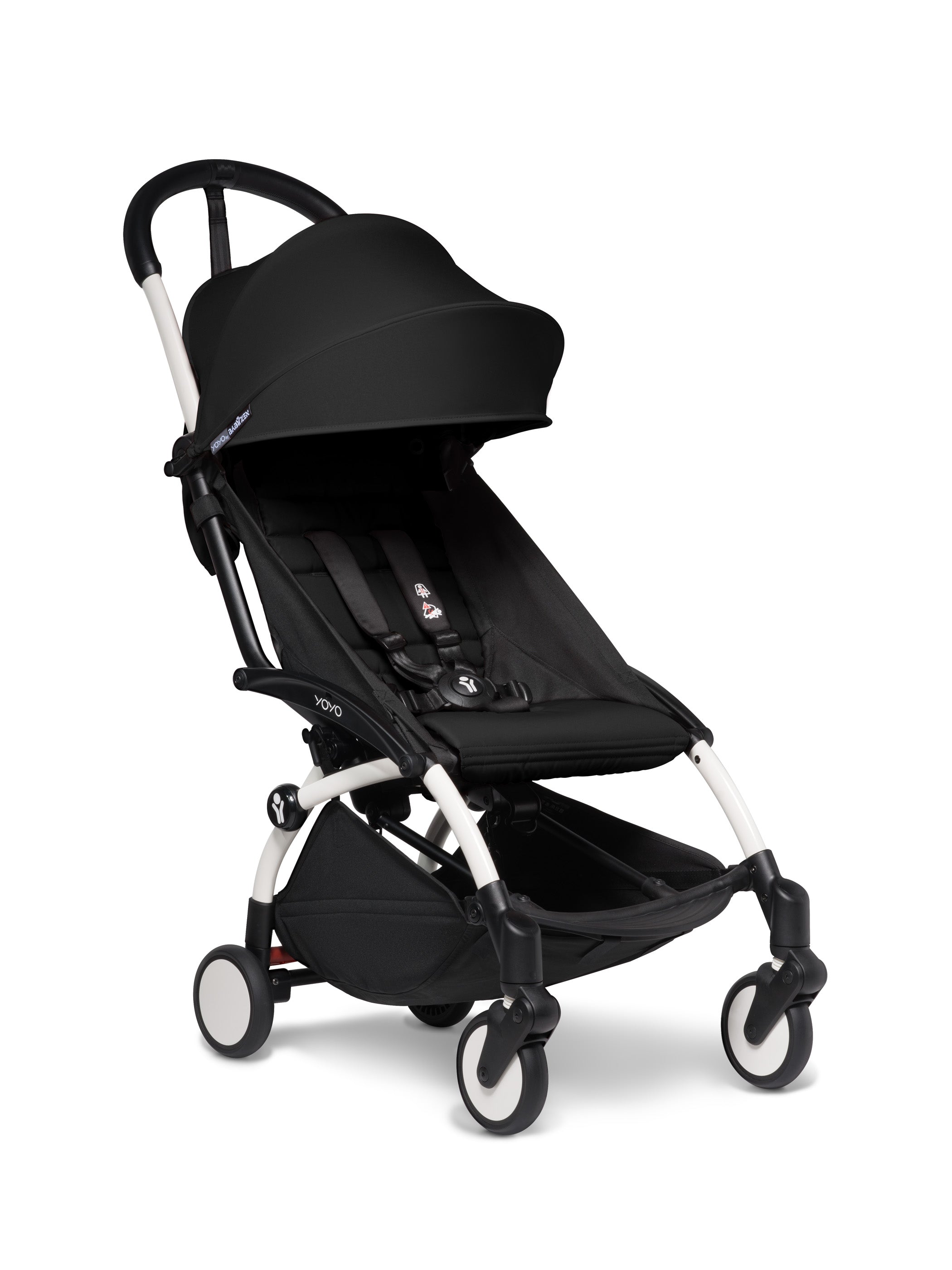 BABYZEN YOYO² (White Frame) Complete with Newborn pack - Black