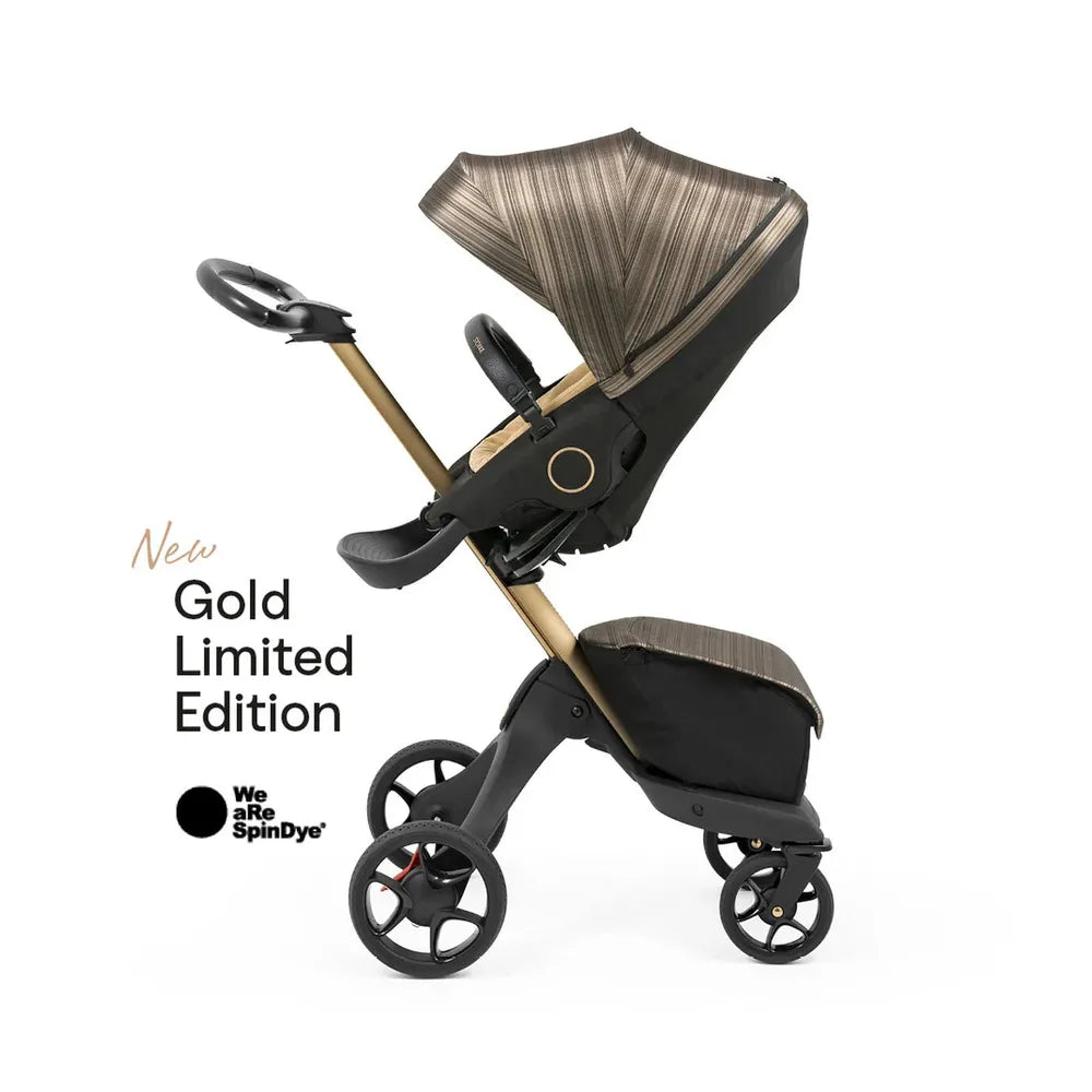 Gold top stroller set