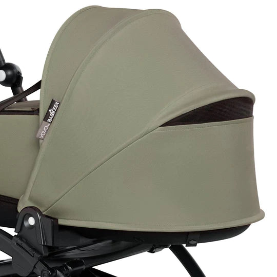 BABYZEN YOYO² (Black Frame) Complete with Bassinet  - Olive with FREE BACKPACK