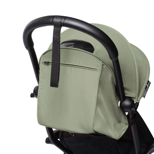 BABYZEN YOYO² (Black Frame) Complete with Bassinet  - Olive with FREE 6+ Rain cover