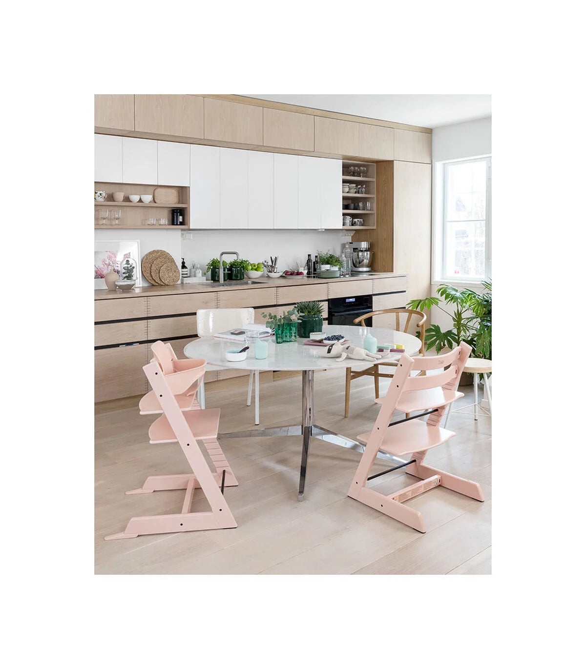 Tripp trapp baby set serene pink top