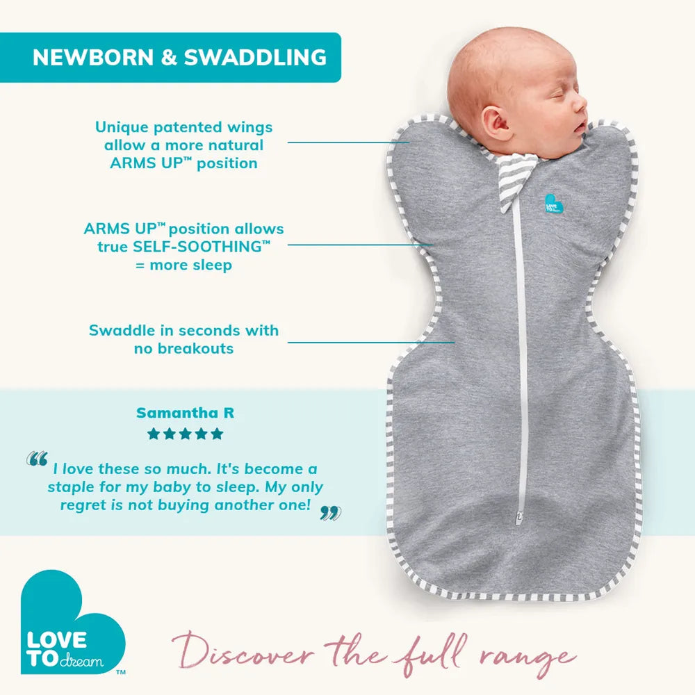 Love To Swaddle UP Cotton Original 1.0 TOG/Moderate - Dusty Pink